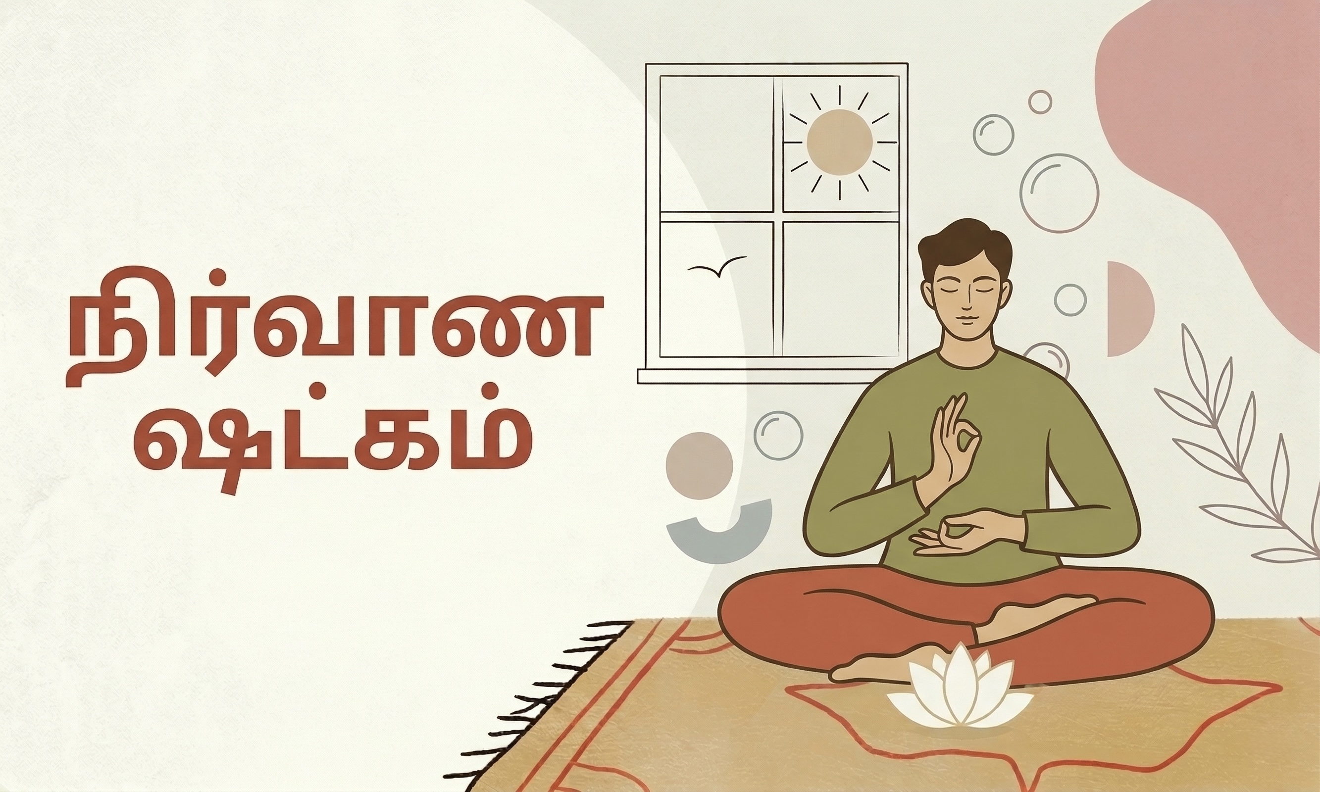 நிர்வாணஷட்கம் - வரிகள் மற்றும் விளக்கம் | Nirvana Shatakam Lyrics in Tamil