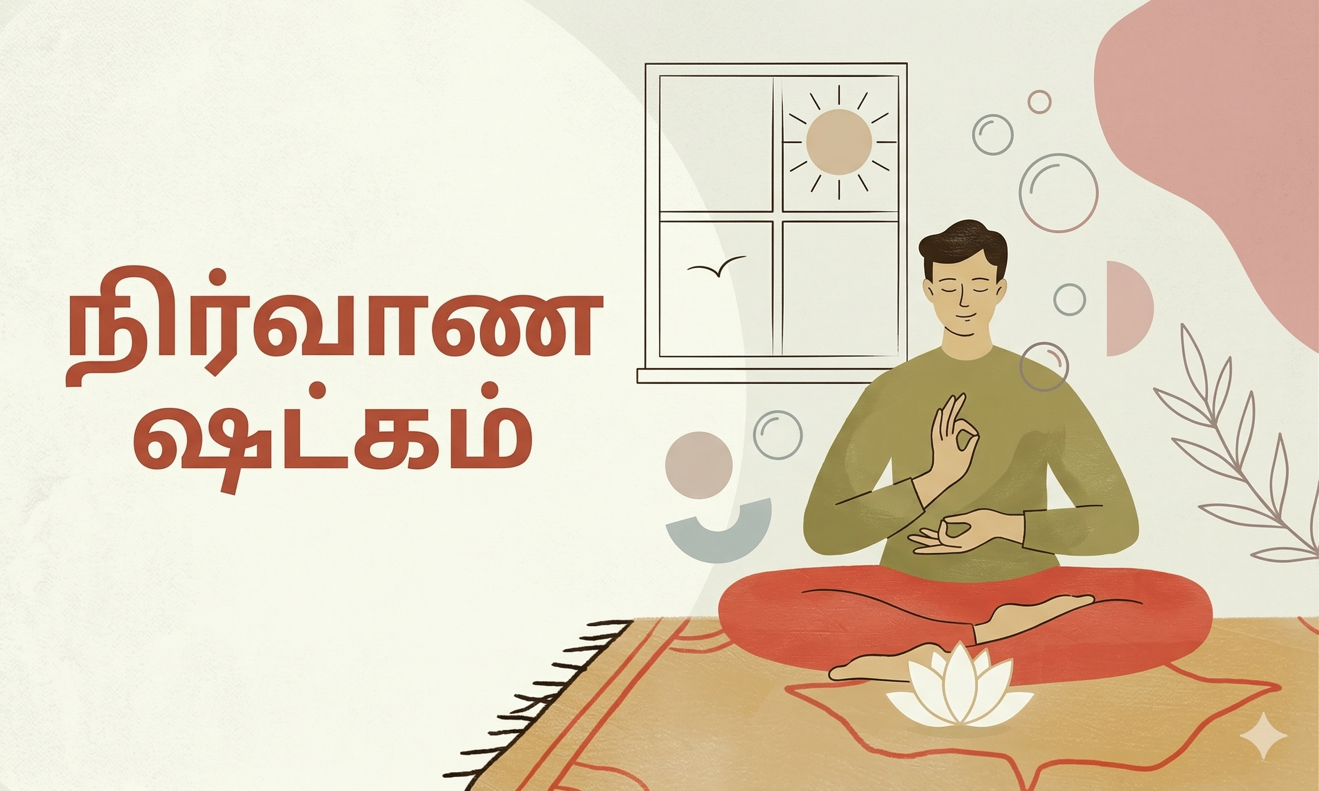 நிர்வாணஷட்கம் - வரிகள் மற்றும் விளக்கம் | Nirvana Shatakam Lyrics in Tamil