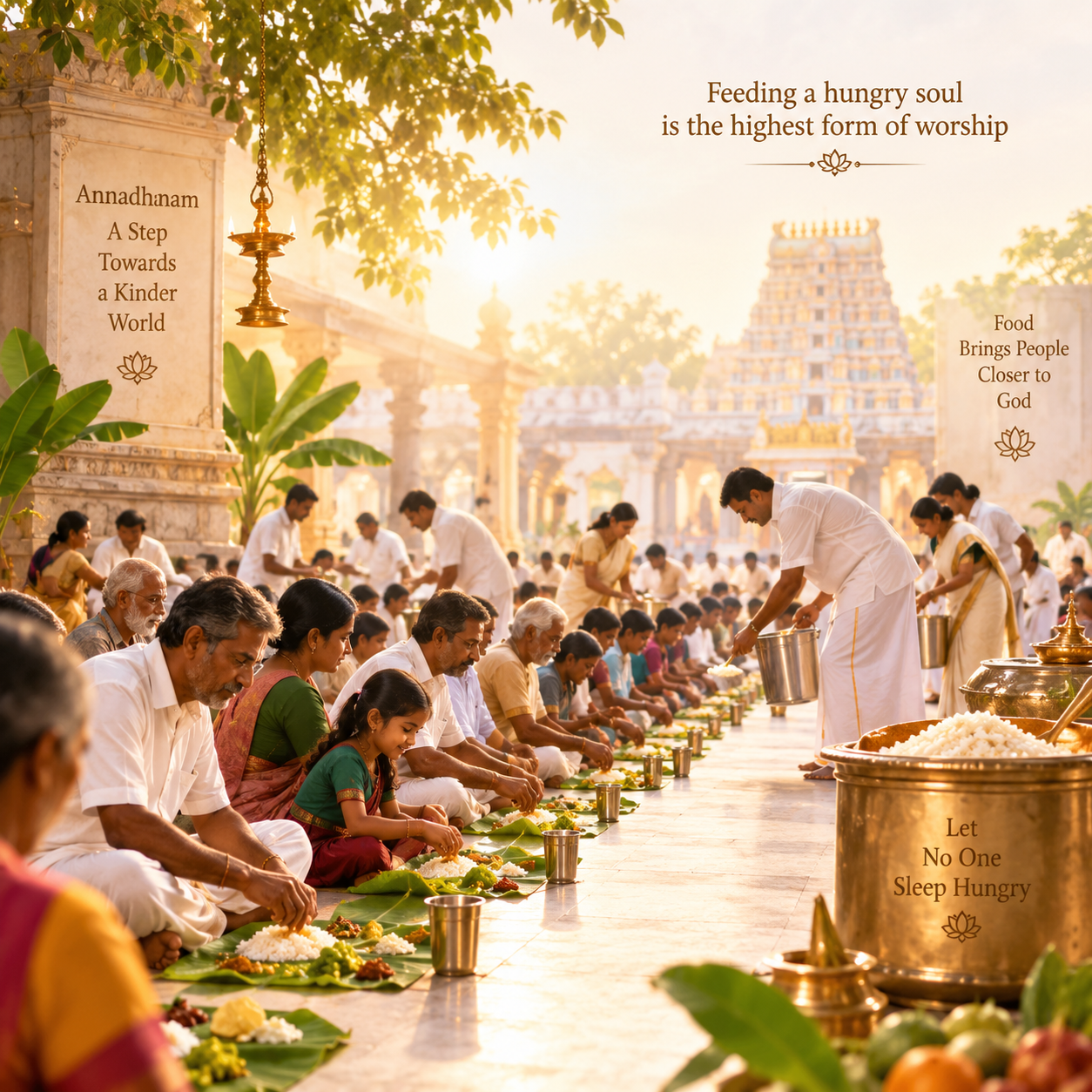 அன்னதானம் -கருணையின் உயர்ந்த வடிவம்